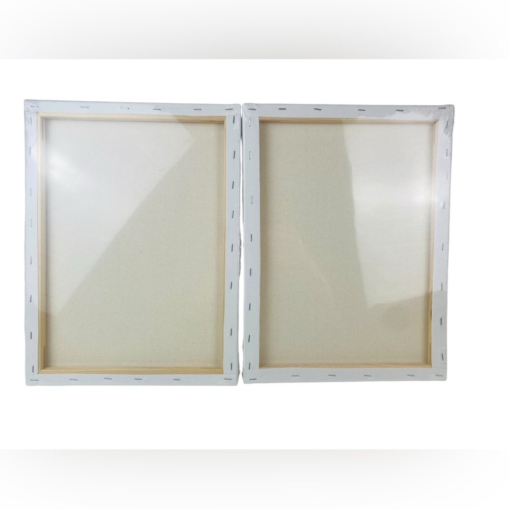 Stretched Artist Canvas 12” x 16” Pine Wood Frame 4 Pack New - Picture 2 of 13